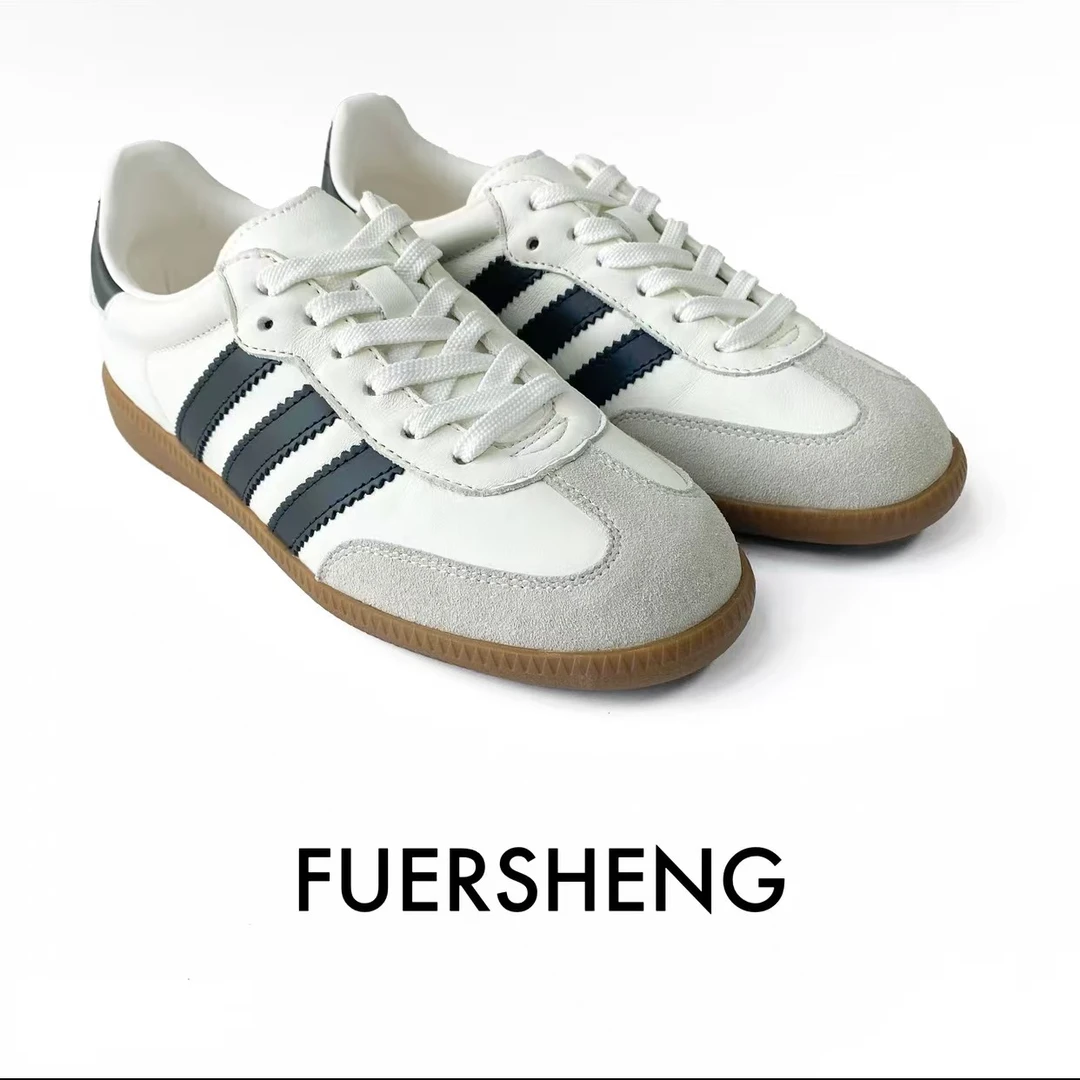 【ins先锋】FUERSHENG休闲德训鞋女2025年新款透气百搭低帮运动鞋