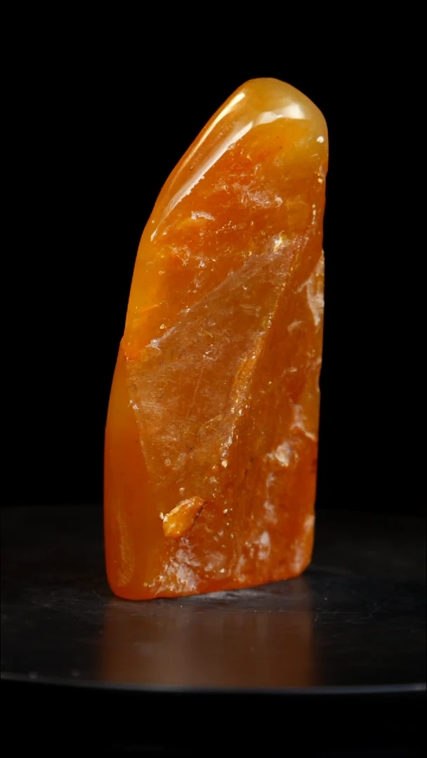 昌化石黄冻玻璃冻印章