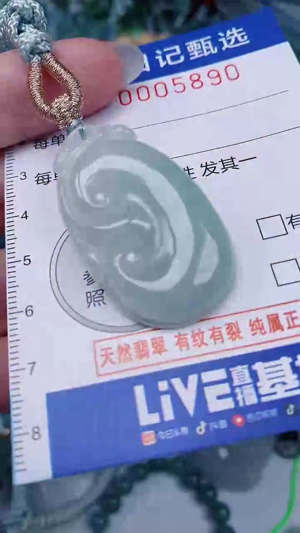 翡翠未镶嵌颈饰00005890