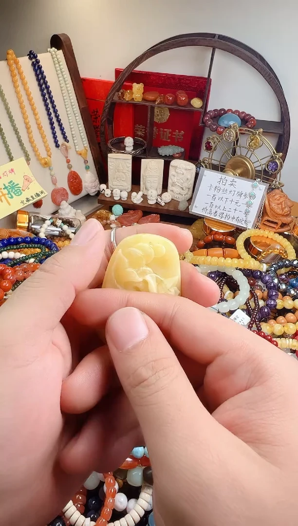 裸石琥珀未镶嵌马*宁   一物一件）000236