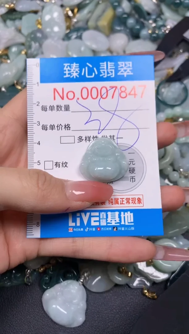 【闪购商品】翡翠颈饰未镶嵌含绳0007847
