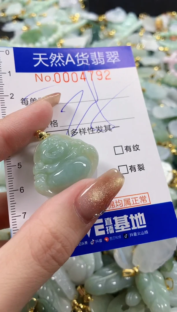 颈饰未镶嵌翡翠天然A货翡翠