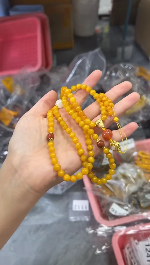 未镶嵌项链蜜蜡蜜蜡项链1295[多样发其一]