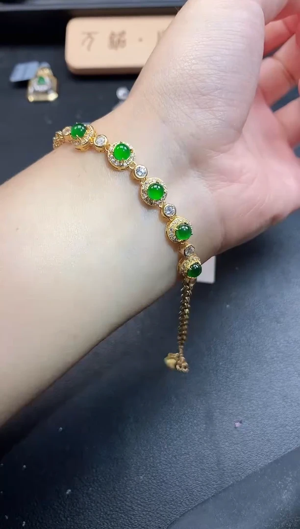 银S925镶嵌戒指翡翠5151-4