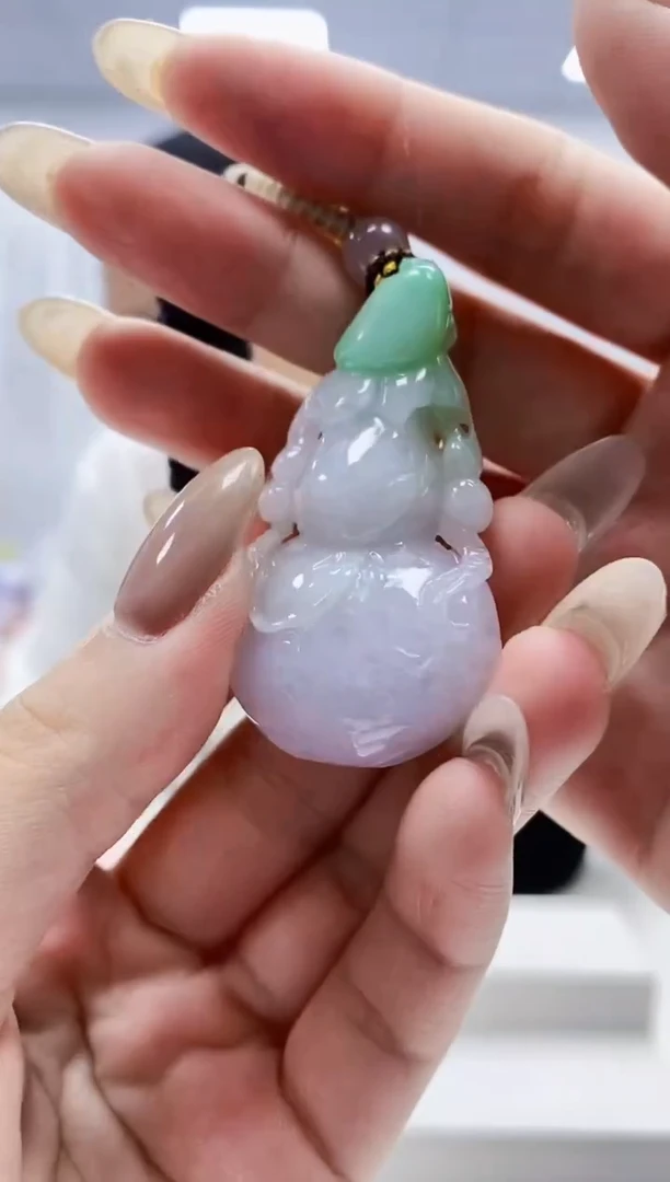 未镶嵌定制翡翠4898lr-毛货挂件20