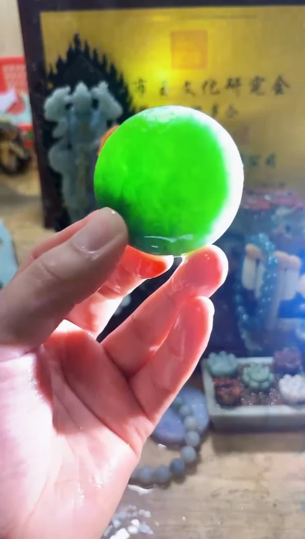 未镶嵌挂件翡翠A货常星8089