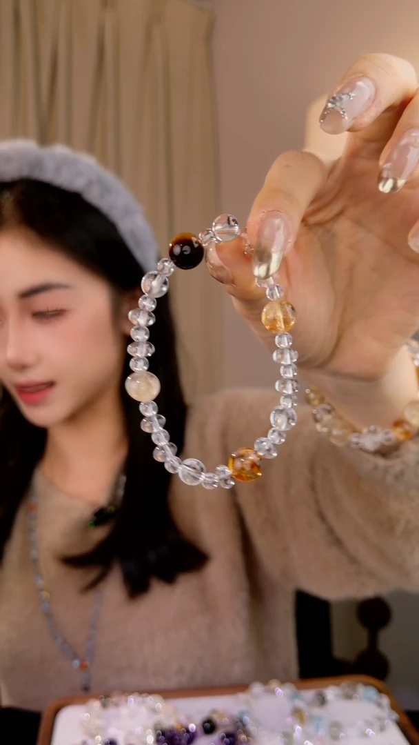 未镶嵌手链水晶聚米盘