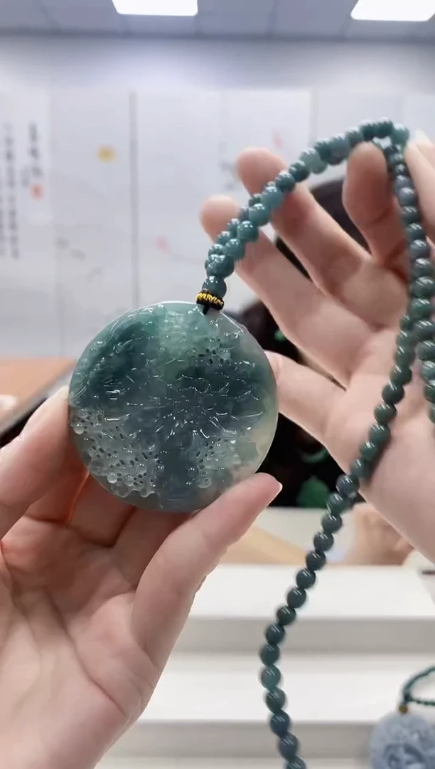 未镶嵌定制翡翠3099ry-毛货挂件119