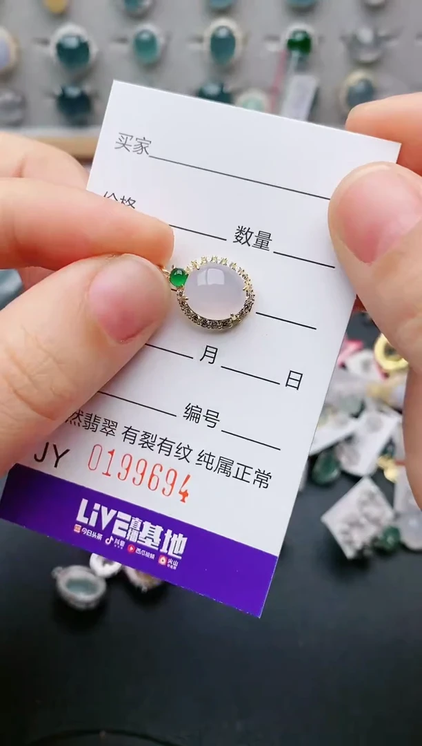 翡翠银S925镶嵌颈饰....