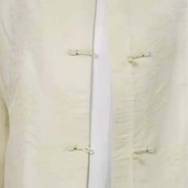 娟  新中式风桑蚕丝 漳绒提花外套 352624