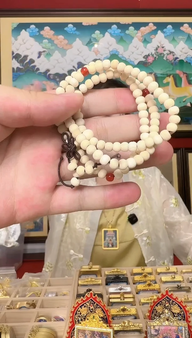 吊坠手串-热贡纯手绘唐卡