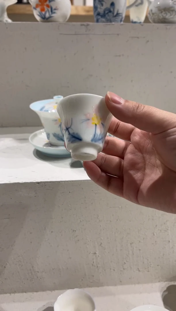 【闪购商品】青己-西子蓝-粉韵思语-思远茶杯