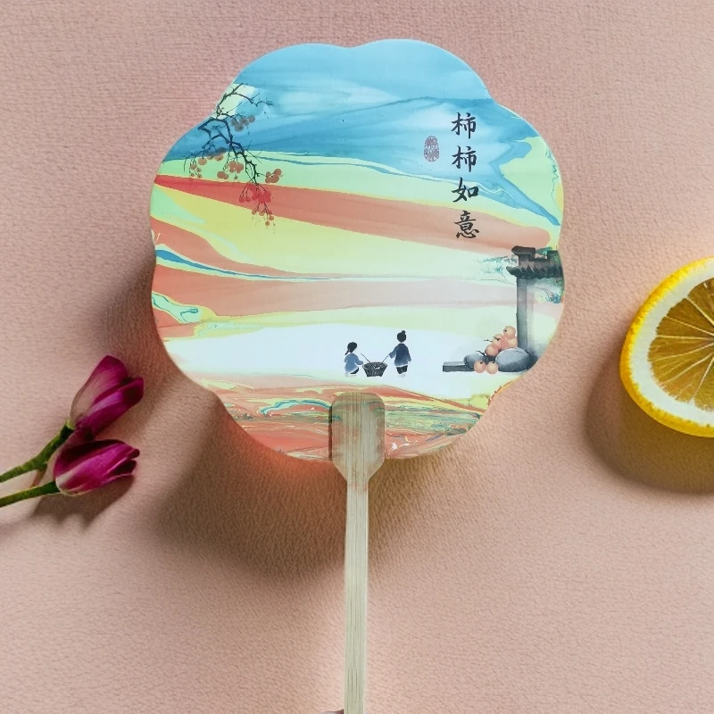 精品放漏！大漆扇，手工制作，默认微瑕，不退不换（偏远地区不包邮）