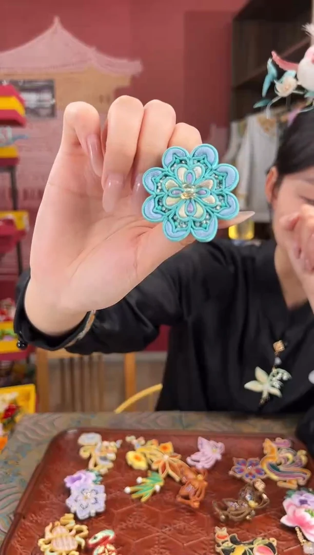 【闪购商品】刺绣苏绣世家非遗手工（胸针）