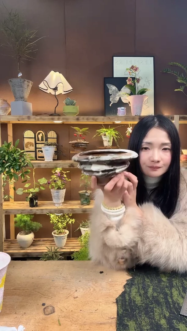 无花朵编号063   景德镇手工花盆
