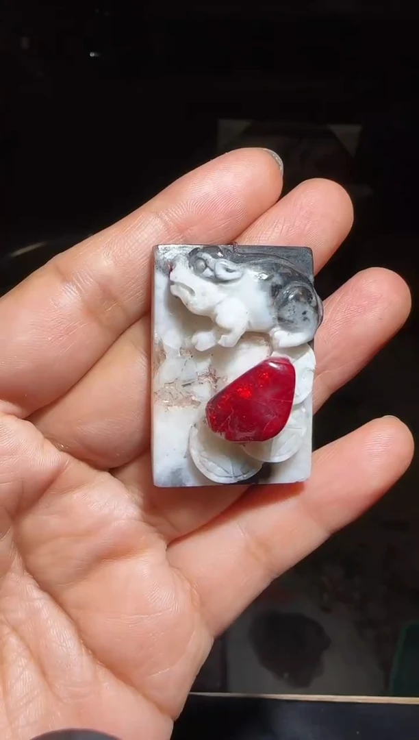 天然辰砂朱砂吊坠31