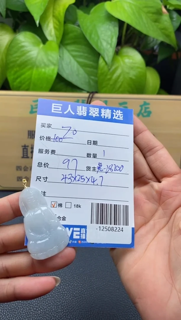 颈饰18K金镶嵌翡翠多人-12508224