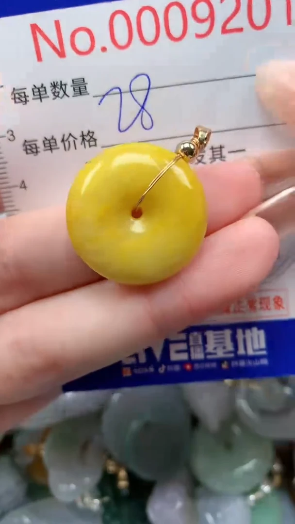 翡翠未镶嵌吊坠(不含链)9201