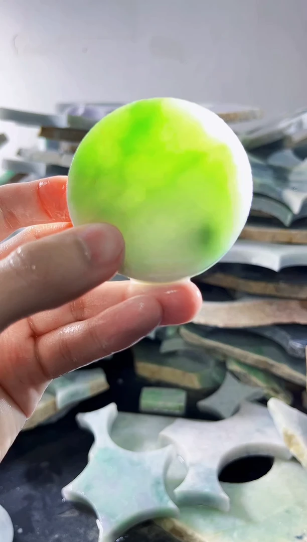 裸石翡翠缅甸翡翠A货文780