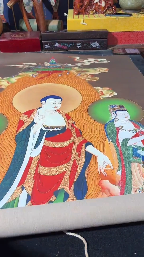 卷轴画藏式珍藏彩绘艺术馆164