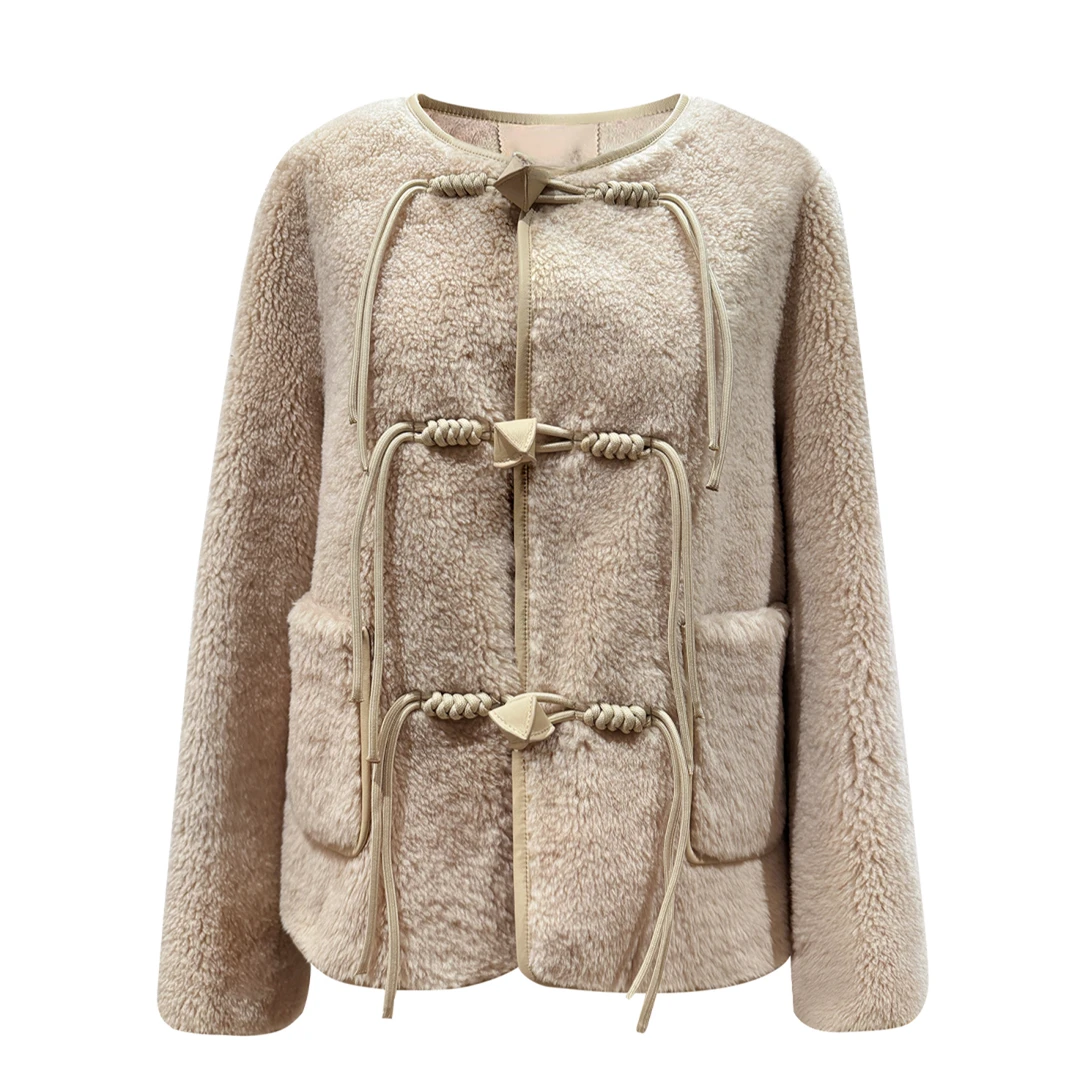 气质休闲羊毛外套4WN053