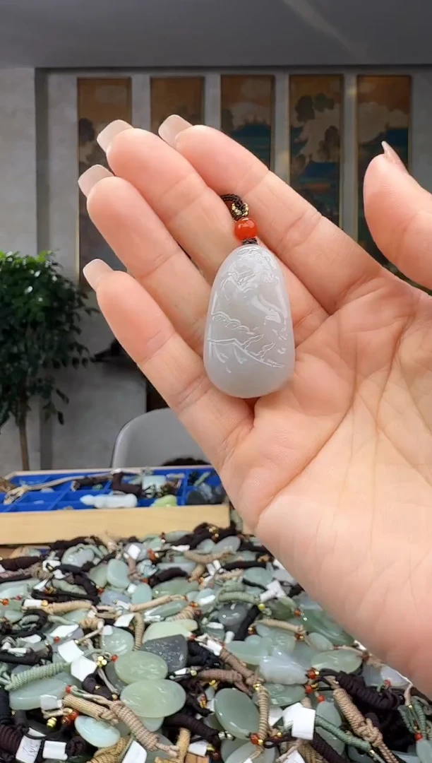 颈饰未镶嵌和田玉拍一发一多样性发货