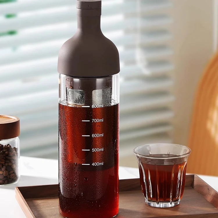 Mongdio咖啡冷萃壶冷泡瓶玻璃冷萃瓶冷泡果茶壶冰萃壶冰滴冷萃壶