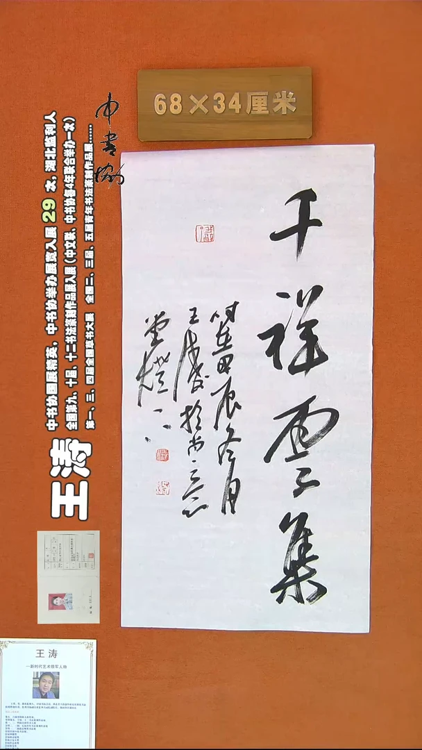 【闪购商品】书法46王涛书法作品