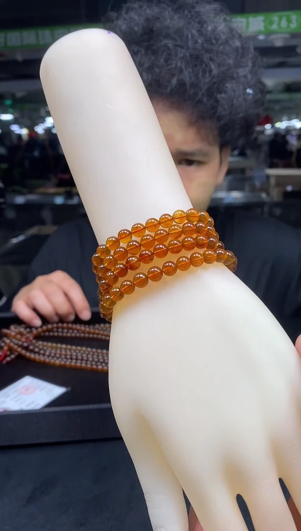 未镶嵌琥珀手链卡6+ 108珠链多样性发其一
