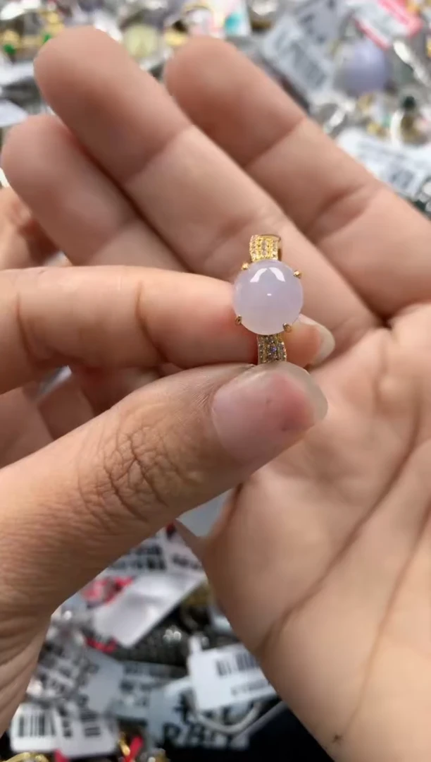 银S925镶嵌戒指翡翠888    7