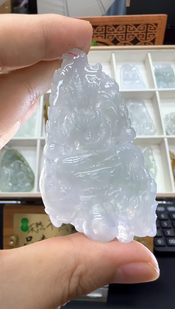 翡翠挂件未镶嵌A货翡翠多样性孤品