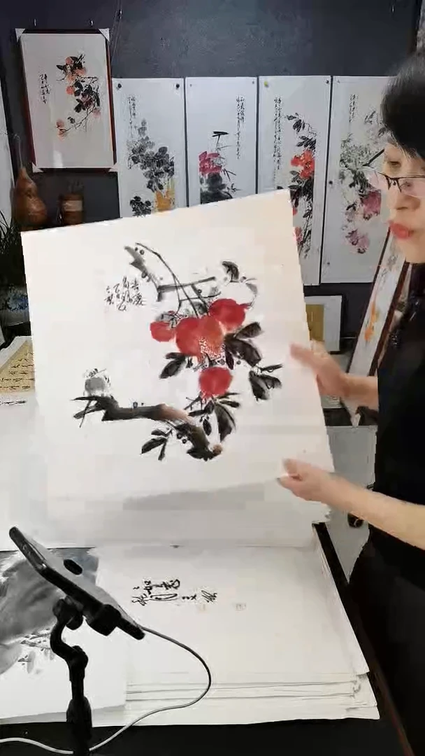 吉庆多福50*50cm