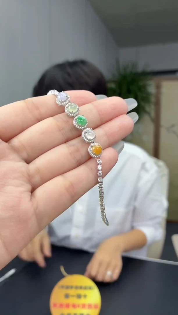 颈饰银S925镶嵌翡翠11111111111