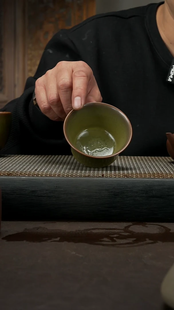【闪购商品】紫砂茶壶茶叶末釉 马蹄主人杯 061