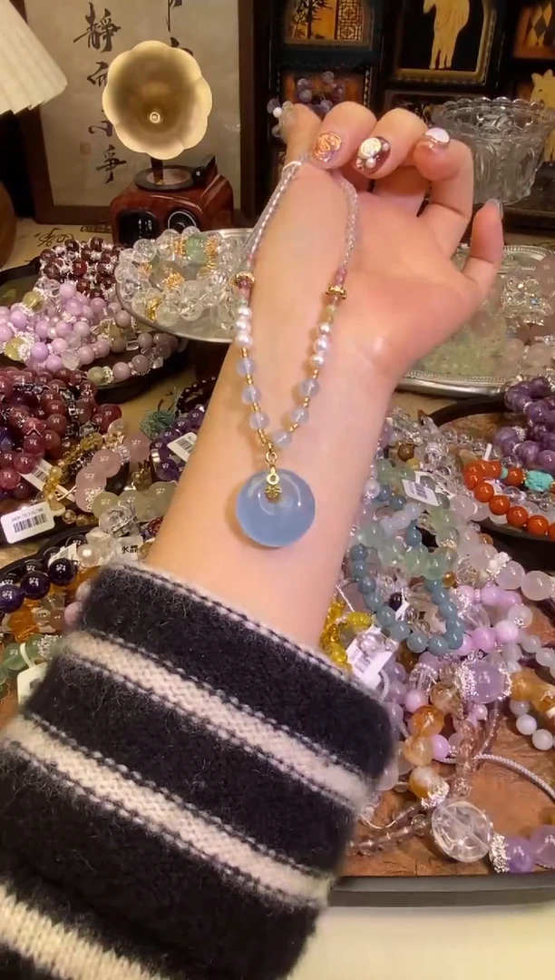 【闪购商品】海蓝宝石颈饰未镶嵌139