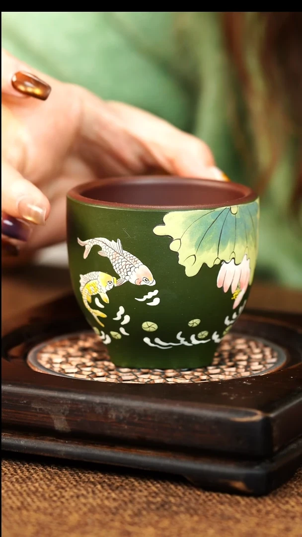 茶杯紫砂原矿紫砂杯