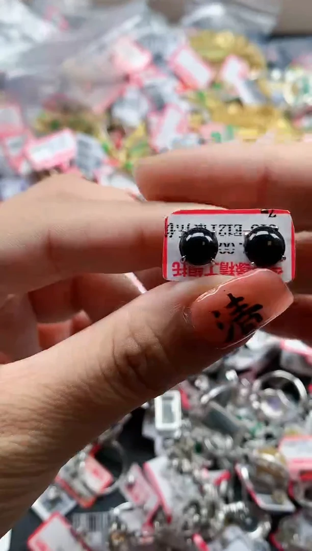 银S925镶嵌戒指翡翠天然A货缅甸翡翠