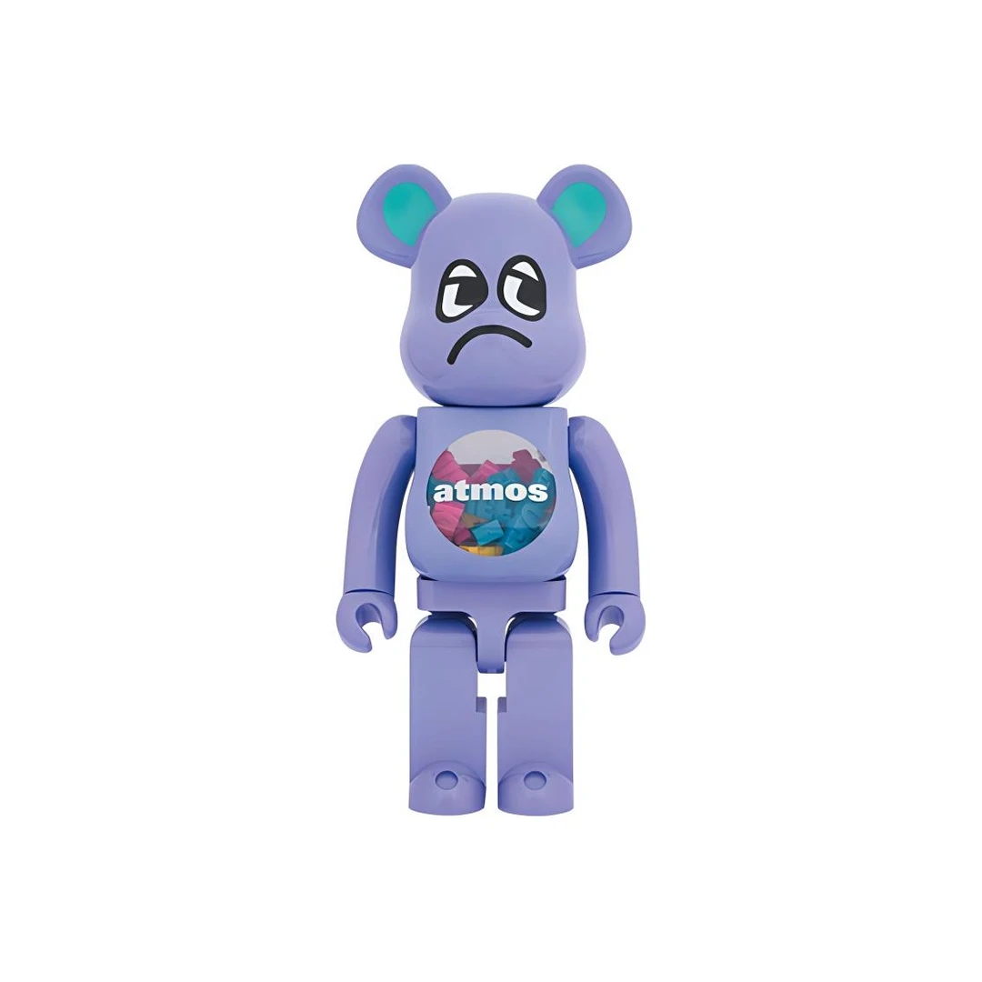 积木熊Bearbrick atmos 坏脾气 双盒拆检 1000%尺寸70cm 潮玩