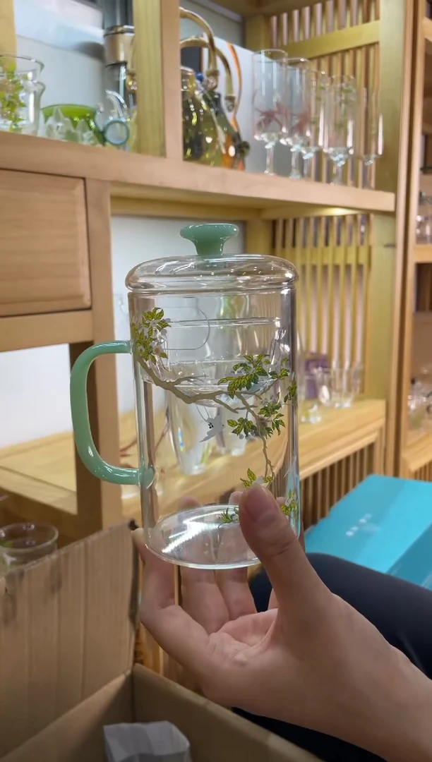 遇器梨花白燕青瑶办公杯