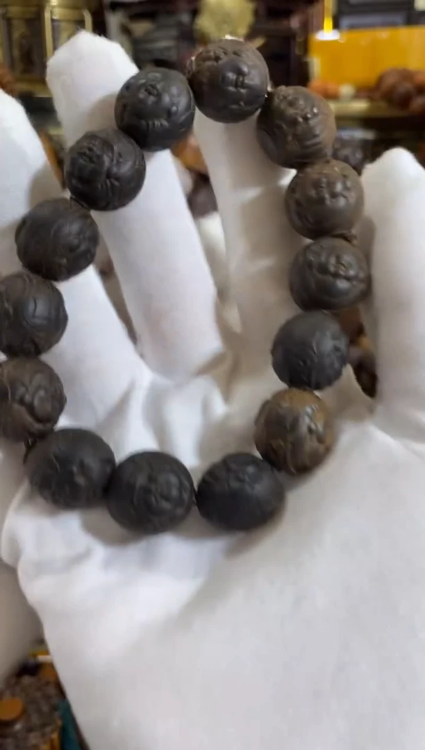 木中之王黑奇老料单圈手串