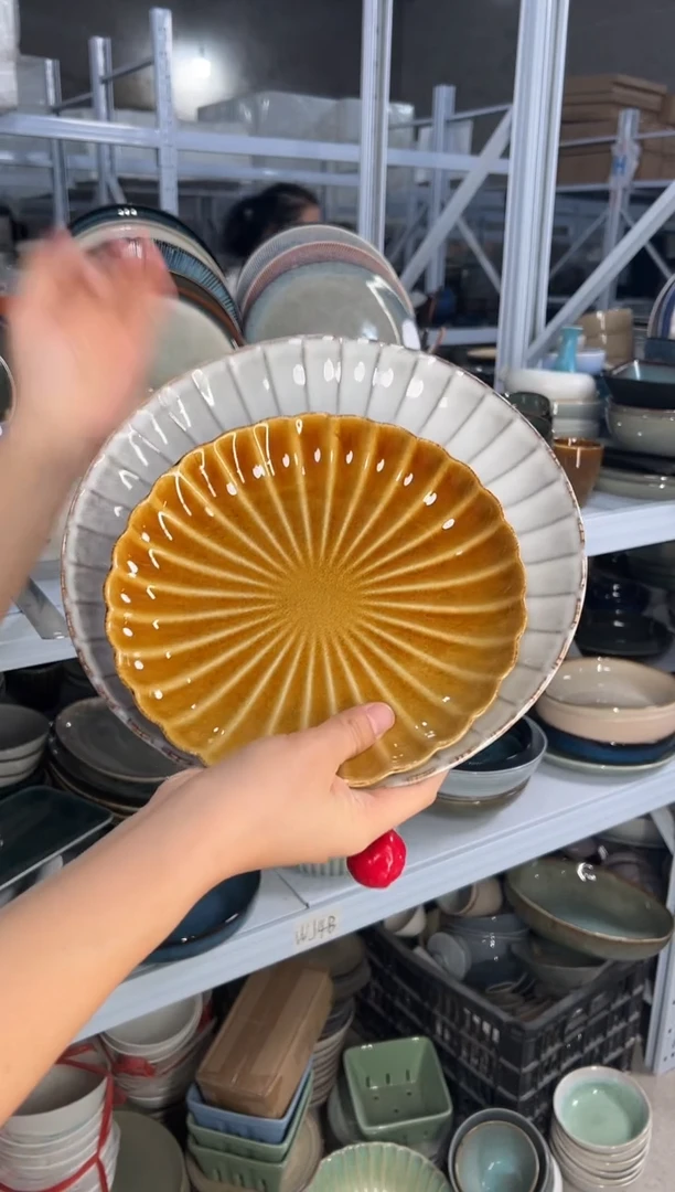 陶瓷外贸尾货瑕疵满20包邮X2 大盘加小盘