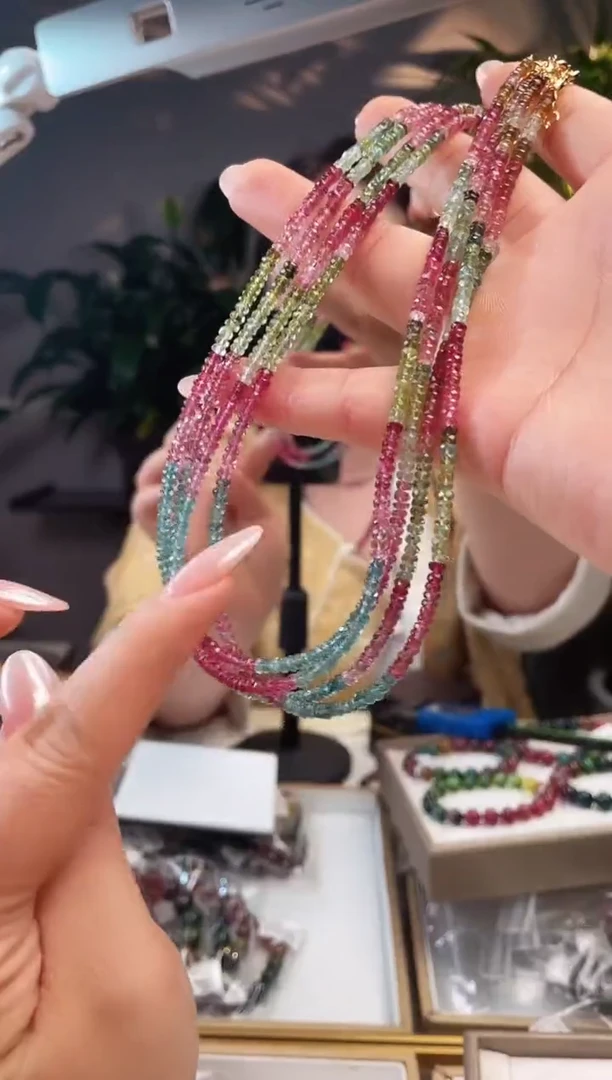 项链未镶嵌碧玺项链多样性发一条