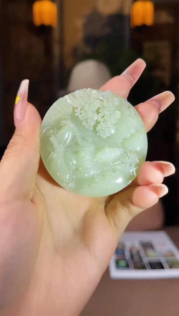 和田玉未镶嵌颈饰S297