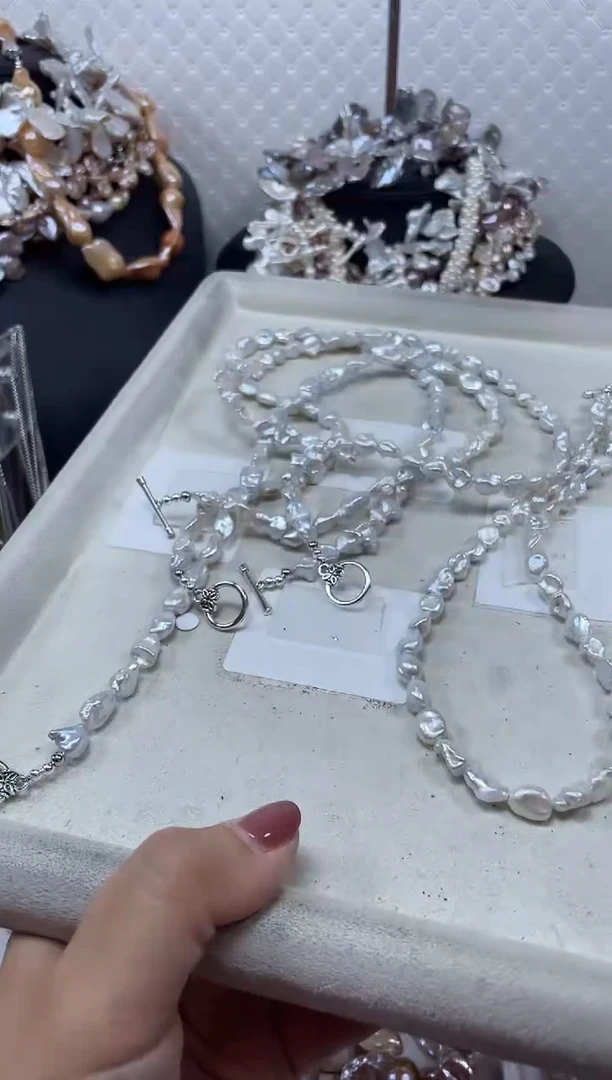 淡水珍珠未镶嵌项链【纯恬珍珠】（多样性发货发一）