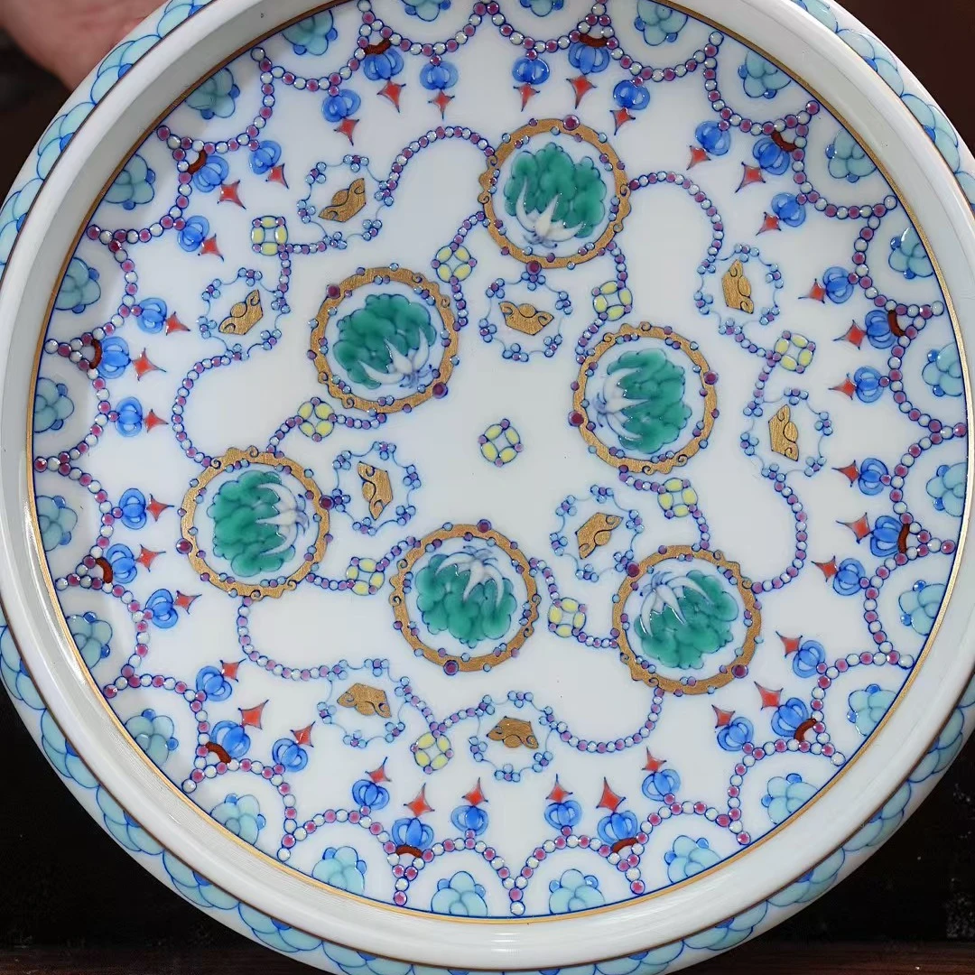 冉月斗彩百财迎福壶承景德镇陶瓷男女泡茶专用主人杯2025新款高端