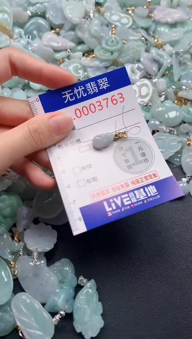 颈饰未镶嵌翡翠3763