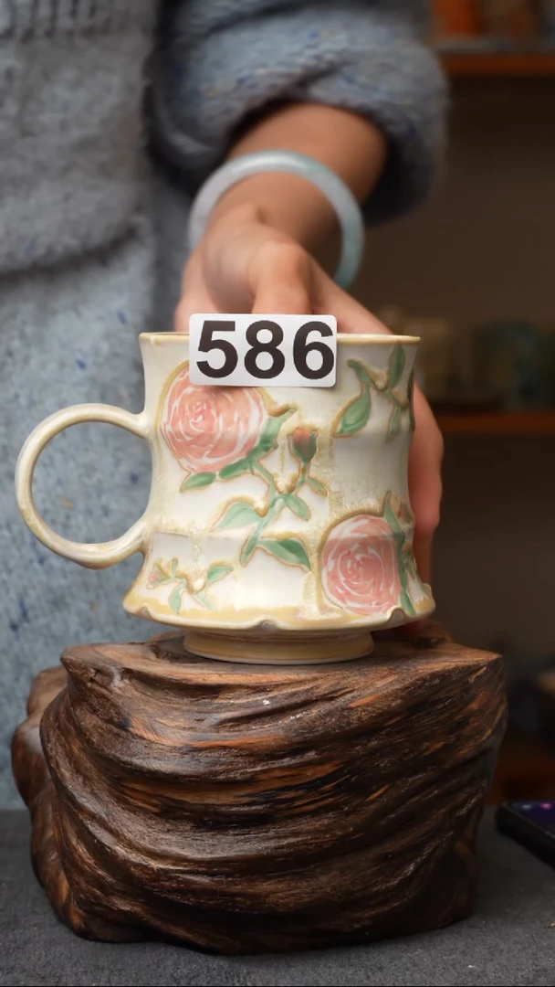 杯子陶瓷586景德镇手工手创杯子