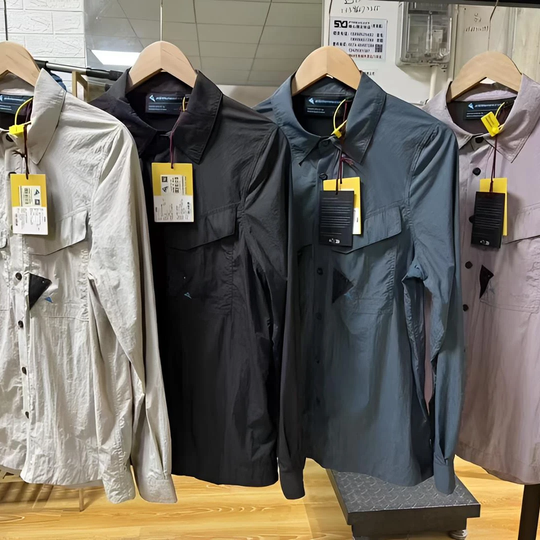 守护神长袖休闲衬衫春夏透气防晒速干