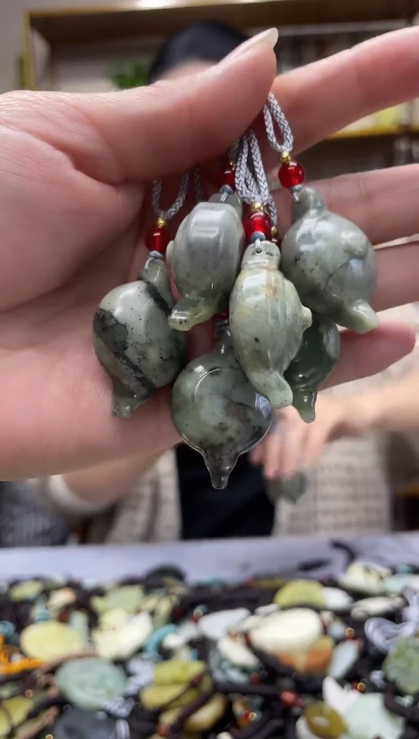 未镶嵌岫玉吊坠多样性发货*拍一发一