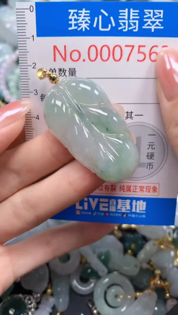 吊坠(不含链)未镶嵌翡翠7563